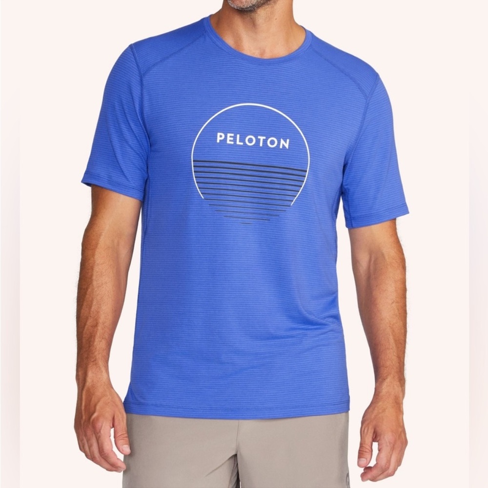 Peloton Men’s Light Lines Set In Short Sleeve - Picture 1 of 9